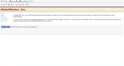 Desktop Screenshot of globalmentor.com